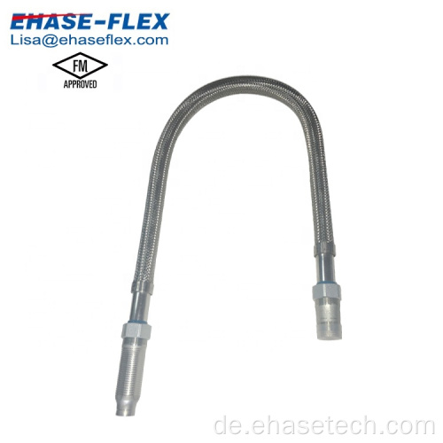 Edelstahl Metallic Fire Flexible Sprinklerschlauchleitung